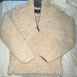 Cozy Cream Sherpa Pullover